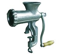 Hachoir à viande manuel avec fixation serre-joint Reber 8685N n° 10 - à manivelle - en fonte alimentaire