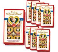 Reber Constanze Mozart Herzl 8 chocolats fourrés au cœur 80g paquet de 8