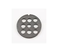 Reber Grille pour hachoir manuel N°10 et N°12 Diamètre 12 mm Acier inoxydable Épaisseur 4 mm