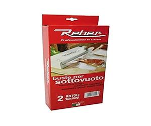 Reber Pack de 2 rouleaux 30x600 récipient de cuisine sous vide