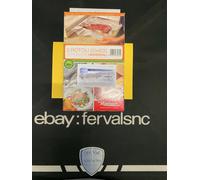 REBER Lot de 2 rouleaux pour appareil de mise sous vide - 20 cm x 6 m