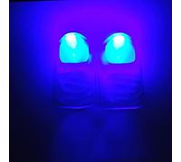 Rebetomo 1 paire de pouces lumineux (court) - Tricks de magie - Éclairage LED clignotant - Accessoires de magicien - Bleu