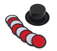 Rebetomo Mystery Of High Hat Magic Tricks Magic Hat Rainbow Piece Color Change Close Up Illusions Gimmicks Mentalism Props Easy to Do, Noir