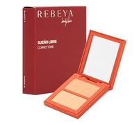REBEYA Sueño Libre Correcteur Anti Cerne Compact 01 Clair - Correcteur Maquillage Double Teinte Fini Mat pour Cernes Rougeurs et Imperfections, Couvrance Modulable Longue Tenue Made in Italy