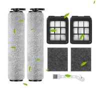 Rebirthcare 3649A Ensemble de rechange pour aspirateur sans fil BISSELL Crosswave HF3 3649A, 2 rouleaux de brosse, 2 filtres HEPA et 1 brosse de nettoyage