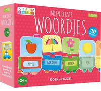 Rebo Woordjes - Livre + puzzle train