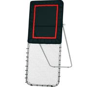 Rebond de crosse pliable pour l'arrière-cour - 90 x 240 cm Grand filet de retour de volley-ball - Parapluie d'entraînement pitchback-throwback-baseball-softball-return - Angle ajustable, exercices de