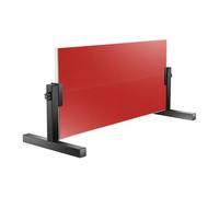 Rebond de tennis de table réglable en hauteur/angle avec 8 blocs en caoutchouc et 2 supports de sol pour studios, gymnases, écoles (66,5 x 33,5 x 2 cm)