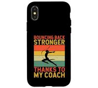 Rebondir Plus Fort grâce à Mon entraîneur de Gymnastique Coque pour iPhone X/XS