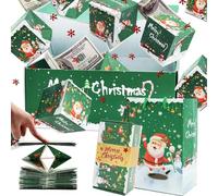 Rebondissant pour anniversaire | Boîte à argent Rebondissant Pliante pour Noël | Créatifs pour les fêtes Saint Mariage | Célébrations Inauguration Maison Proposition