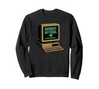 Reboot My Soul : Conception Technique Informatique rétro et Amusante Sweatshirt