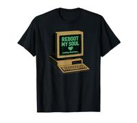 Reboot My Soul : Conception Technique Informatique rétro et Amusante T-Shirt