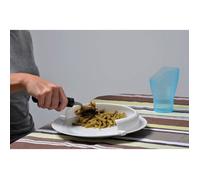 Rebord d'assiette incurvé - Blanc