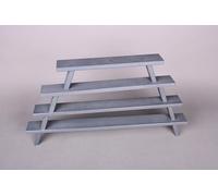 Rebord de Fenêtre Gris (L / H/T ): 45,0cmx11,0cmx7,5cm Neuf Banc pour Fleurs