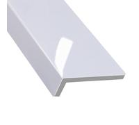 Rebord de fenêtre protection de rebord de fenêtre panneau de couverture, en acrylique composite, comptoir pour maison, hôtel, cuisine, salle de bain, extérieur(White B,120x15cm)