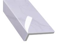 Rebord de fenêtre protection de rebord de fenêtre panneau de couverture, en acrylique composite, comptoir pour maison, hôtel, cuisine, salle de bain, extérieur(White A,80x15cm (31.5x5.9"))