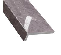 Rebord de fenêtre protection de rebord de fenêtre panneau de couverture, en acrylique composite, comptoir pour maison, hôtel, cuisine, salle de bain, extérieur(Grey,60x15cm (23.6x5.9"))