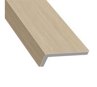 Rebord de fenêtre protection de rebord de fenêtre panneau de couverture, en acrylique composite, comptoir pour maison, hôtel, cuisine, salle de bain, extérieur(Light Brown,60x15cm (23.6x5.9"))