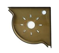 Rebord pour Aquatiques - Support en Acrylique Transparent à Angle Droit, Conception Solide et sécurisée, Installation Facile à | Étagère pour mangeoire, Accessoire testeur d'eau, décor