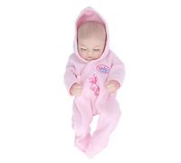 Reborn Baby Dolls 10 pouces en silicone souple réaliste Détails du visage délicats Lavable Posable Bébé Poupée Jouet avec pyjama pour enfants Cadeau d'anniversaire (Garçon rose de 10 pouces avec les