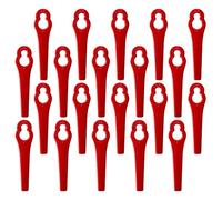 Reborn-France Lot de 100 Lames Coupe-Bordure 24 cm en Plastique - Compatibles Einhell GE-CT 18 Li, GC-CT 18/24 Li & GC-CT 18/24 Li P - Lames de Remplacement pour Coupe-Bordure sans Fil