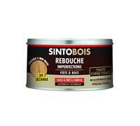 Rebouche imperfections pâte à bois solvant SINTO chêne foncé 170ml-250g