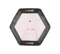 Rebounder hexagon Pure2Improve 140x125cm Noir TU Unisex