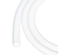 Rebower 1M (3Pieds) de Tuyau en Silicone 10mm DI 14mm DE Transparent Tuyau en Plastique Industriel en Silicone Clair pour Pompage, Vidange, Irrigation, Brassage, 3/8" x 9/16"