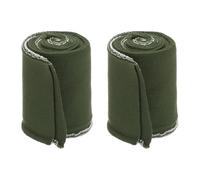 Rebower 7cm x 80m Poignets Élastiques Couture Tissu Coton Côtelé Manches Ceinture Bord Côtelé, [pour Tissu, DIY Artisanat] - Army Green/ 2pcs