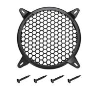 Rebower Cache Haut-Parleur Monobloc Universel avec vis | pour cinéma maison, audio de voiture, haut-parleur de graves