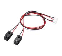 Rebower Capteur de faisceau infrarouge, LED de 3 mm, capteur de faisceau | Module de comptage photoélectrique divisé 4,5-5,5 VDC 100 mA 30 cm de long avec borne XH2,54 pour appliquer le relais