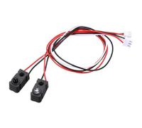 Rebower Capteur de faisceau infrarouge, LED de 5 mm, capteur de faisceau | Module de comptage photoélectrique divisé 4,5-5,5 VDC 100 mA 30 cm de long avec borne XH2,54 pour appliquer le relais