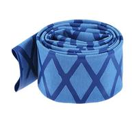 Rebower Chaleur Rétractable Enveloppement Tube pour Pêche Cannes Antidérapant Imperméable Isolation, [pour Rod Grips Handle] - 1" Dia/42mm Plat/3.3ft/Bleu