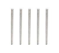 Rebower Entièrement Fileté Tige Acier Inox 304 Tige Barre Goujons, [pour Cintres et Pinces et U-Bolts] - M6 x 120mm Mâle Fileté /Argent/5Paquet