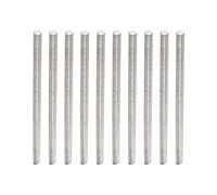Rebower Entièrement Fileté Tige Acier Inox 304 Tige Barre Goujons, [pour Cintres et Pinces et U-Bolts] - M6 x 120mm Mâle Fileté /Argent/10Paquet