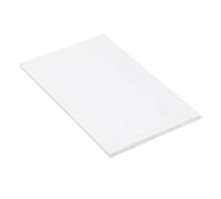 Rebower Feuille de plastique PVC expansé de 1,27 cm d'épaisseur, feuille de mousse rigide légère pour travaux manuels, affichages et sérigraphie numérique - Blanc