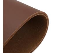 Rebower Feuilles De Cuir Véritable, 8" x 8" Plat Plein Grain Cuir De Vache Pour Artisanat, 4-4.5mm Épais Cuir De Vache Tannage Végétal Pour Projets DIY Ceinture Outillage Portefeuille