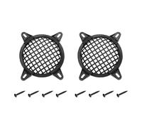 Rebower Grille d'enceinte Universelle hexagonale en Deux pièces | Cadre en caoutchouc, vis de montage, pour caisson de basses home cinéma et audio auto