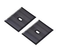 Rebower Lot de 2 mini panneaux solaires polycristallins 2 V 0,16 W 80 mA 2 | Chargeur de petites cellules photovoltaïques époxy, 50,5 x 40,5 mm, pour la génération d'électricité, jouets électriques