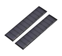 Rebower Lot de 2 mini panneaux solaires polycristallins 5 V 0,3 W 60 mA 4,2 | Petit chargeur de cellules photovoltaïques époxy, 107 x 25 mm, pour la génération d'électricité, les jouets électriques
