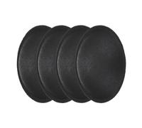 Rebower Lot de 4 capuchons anti-poussière pour haut-parleur 30 mm / 1.18in | Bobines pour caisson de basses Noir