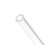 Rebower Lot de 4 tubes ronds rigides en acrylique transparent pour aquarium, travaux manuels, tube d'éclairage - 3/16" x 5/16"/30,5 cm