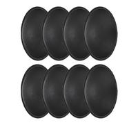 Rebower Lot de 8 capuchons anti-poussière pour haut-parleur 54 mm / 2.13in | Bobines pour caisson de basses Noir