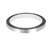 Rebower Métallisé Polyester Film Ruban Décoratif Ruban Adhésif Miroir Ruban, [pour Moulage Garniture DIY Graphique Art Fournitures] - 0.39 pouce x 55 Yards/Argent Ton /1 pcs