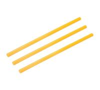 Rebower Plastic Round Rod POM Polyoxymethylene Rods Hard Bar,[Pour Engineering,Agriculture,Industry,DIY] - 3/5 Inch Dia 16 Inch Length/Yellow / 3 Pcs