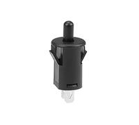 Rebower Porte Lumière Interrupteur PB35 Momentané Remplacement Normalement Fermé Interrupteur, [pour Réfrigérateur ou Autres Congélateur Porte Applications] - AC 250V 3A / Noir