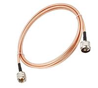 Rebower RG400 Coaxial Câbles UHF (PL 259) Mâle vers N Mâle, [pour Diffusion Coax Coaxial] - 6Feet /50 Ohm Or Ton /1pcs