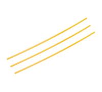 Rebower Tige Ronde En Plastique POM Tiges En Polyoxyméthylène Barre Dure,[pour Engineering,Agriculture,Industry,DIY] - 1/4 Inch Dia 16 Inch Length/Yellow / 3 Pcs