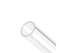 Rebower Transparent Acrylique Tuyau Rigide Rond Tube, [pour Aquarium, Artisanat, Éclairage Tube] - 13mmx15mm/12"
