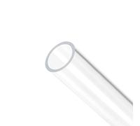 Rebower Transparent Acrylique Tuyau Rigide Rond Tube, [pour Aquarium, Artisanat, Éclairage Tube] - 18mmx22mm/12"